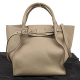 CELINE Big Bag Small 183313 Handbag Shoulder Leather Beige