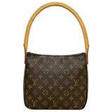 Louis Vuitton Looping MM Brown Beige Monogram M51146 FL0081 LOUIS VUITTON Handbag Ladies Nume Leather