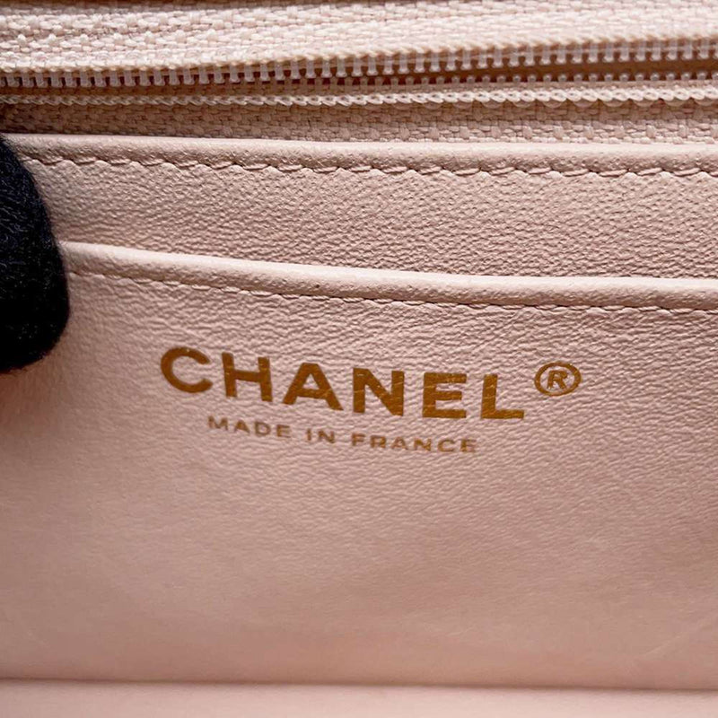 Chanel Chain Shoulder Bag Coco Mark Lambskin A69900 CHANEL Flap Black