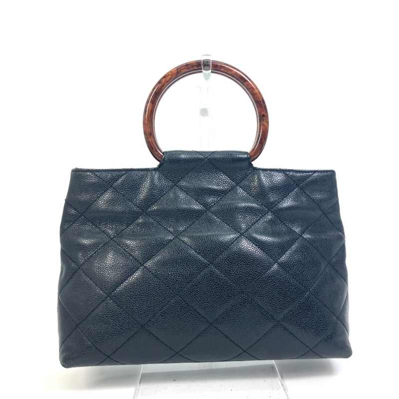 Chanel CC Mark Bag Hand Bag Black