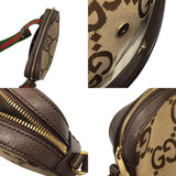 GUCCI Gucci Jumbo GG Canvas Bag 675891 Shoulder Men Women Unisex