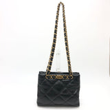 Chanel AS3502 CC Mark CC Chain bag Shoulder Shoulder Bag Black GoldHardware