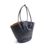 BOTTEGA VENETA Basket Tote Medium Bag Leather Women's Black