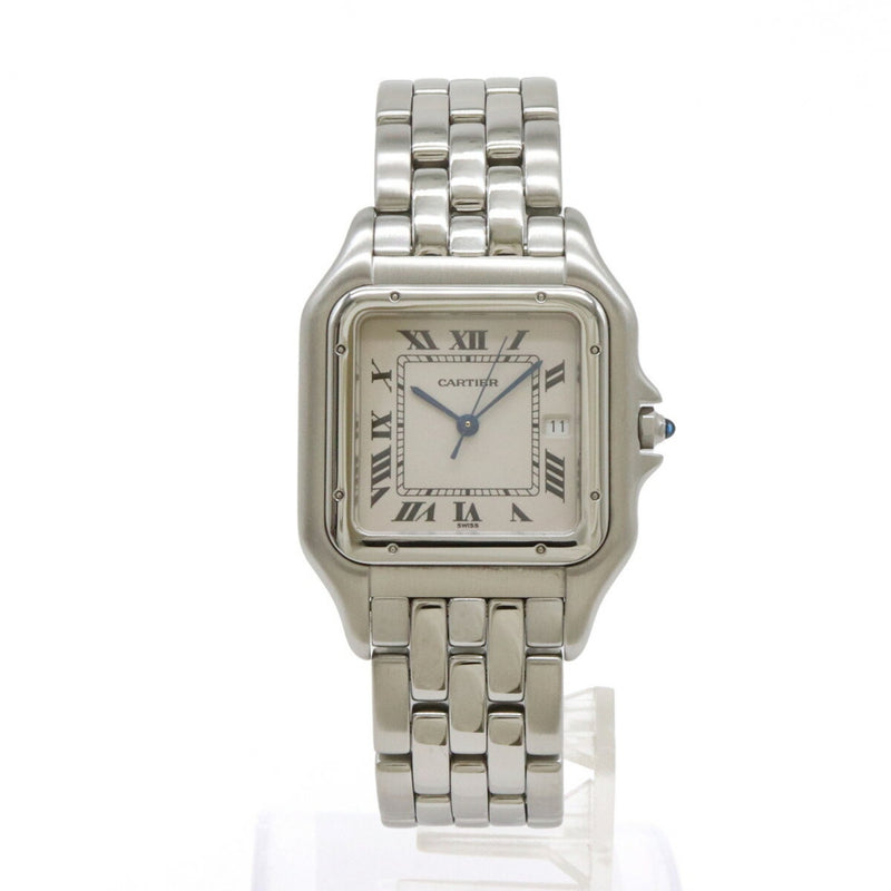 Cartier Panthere LM SS Date Ivory Dial Men's Watch W25032P5