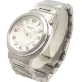 Hermes HERMES Cut GM 36MM Watch Stainless Steel Ladies Silver Opaline SD1.510