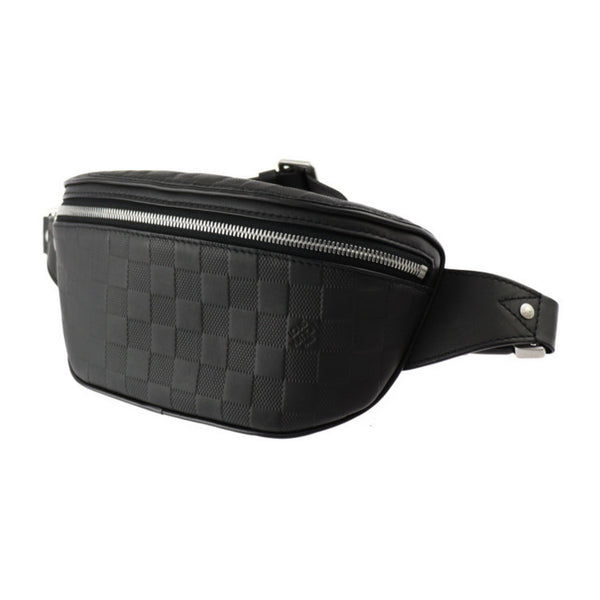 LOUIS VUITTON Bum Bag Waist N40298 Damier Infini Leather Onyx Pouch Vuitton