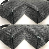 Bottega Veneta Tote Bag Garda Black Hand Intrecciato Women's Leather BOTTEGAVENETA