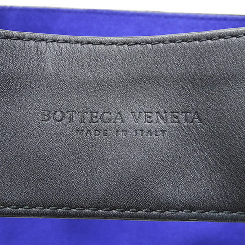 Bottega Veneta Bags for Women and Men, Tote Bag, Leather, Medium BV Slot, Black, Blue, Limited Edition 2019