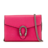 Gucci Dionysus Chain Shoulder Wallet 401231 Pink Leather Women's GUCCI