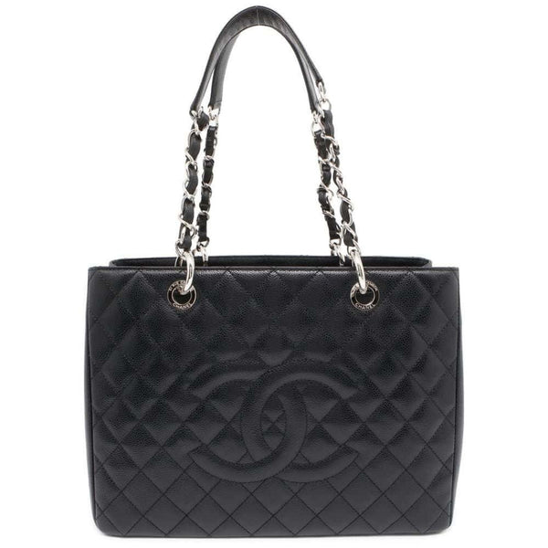 Chanel Chain Tote Bag Coco Mark Matelasse GST A50995 CHANEL Shoulder Black