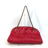 Chanel CC Mark Bag Double Chain Shoulder Bag Shoulder Bag Red Gold