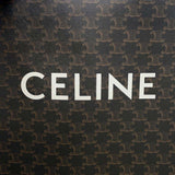 Celine Tote Bag Vertical Cabas Small Leather CELINE 2way Shoulder Brown