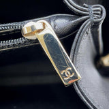 Chanel Chain Shoulder Bag CC Filigree Vanity Caviar Skin A93343 CHANEL Black