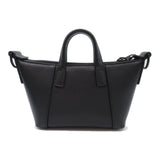 BALENCIAGA Hourglass 2way Shoulder Bag Leather Women's Black