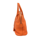 HERMES Bolide 31 Handbag Shoulder Bag Taurillon Clemence Leather Fu Orange