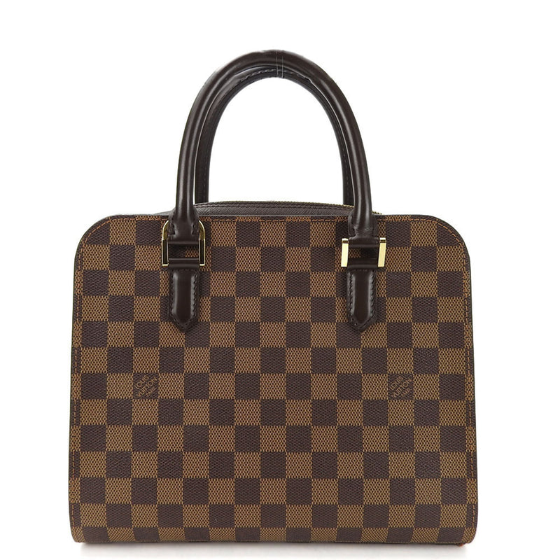 Louis Vuitton Handbag Triana N51155 Damier Ebene Leather Women's LV LOUIS VUITTON hand bag leather pvc