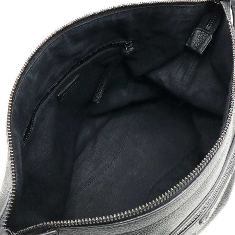 BALENCIAGA Neoclassic Hobo Shoulder Bag Leather Black 689954