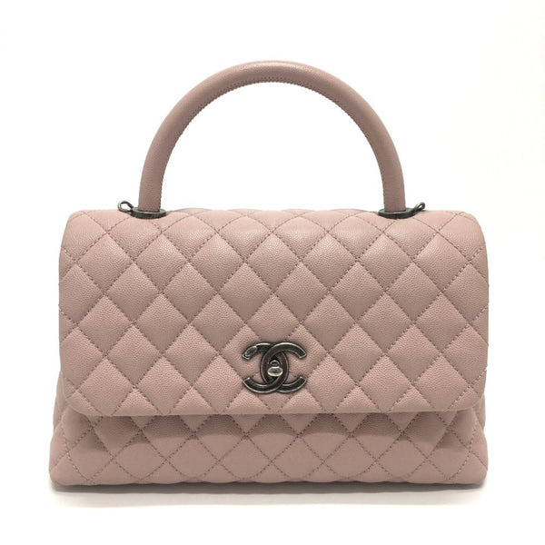 Chanel A92991 CC Mark Bag 2WAY/Crossbody Hand Bag Pink Based SilverHardware