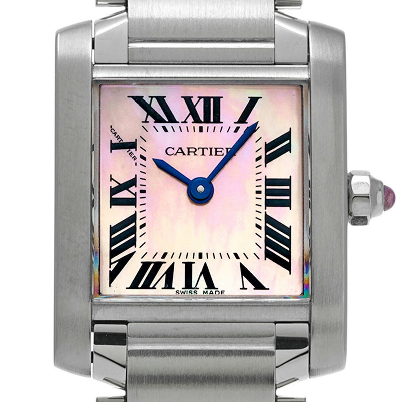 CARTIER Tank Francaise SM W51028Q3 Ladies' Watch Quartz