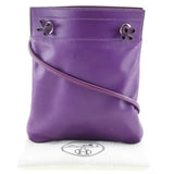 HERMES Aline Mini Shoulder Bag Vaux Swift 2020 Purple Y Crossbody Open Women's