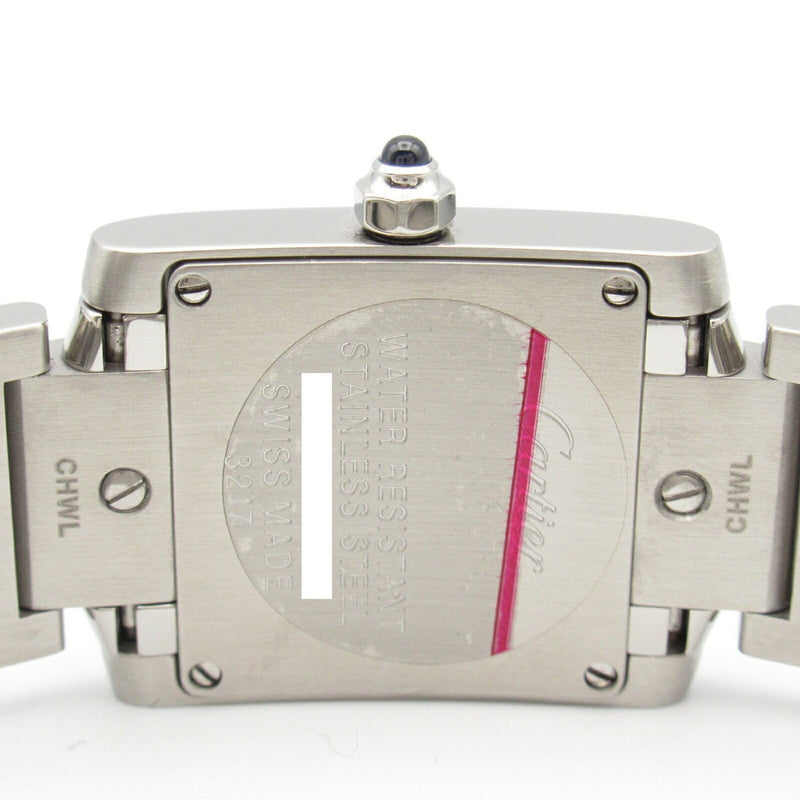 CARTIER Tank Francaise SM Watch Stainless Steel Ladies Ivory W51008Q3