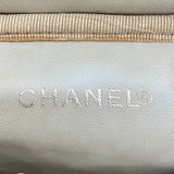 Chanel Vanity Bag Caviar Skin Orange Women's