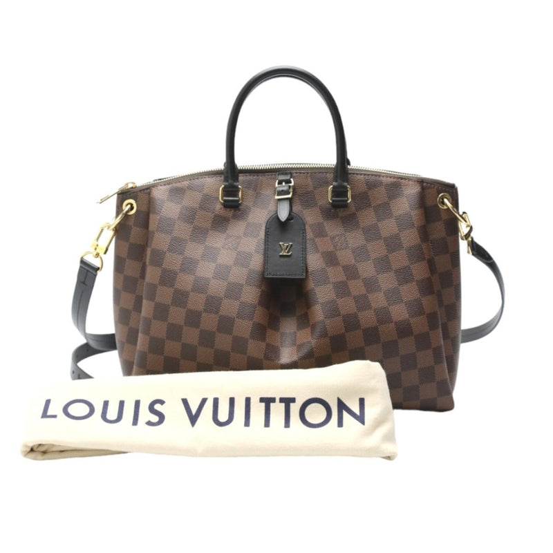 LOUIS VUITTON Damier Odeon Tote MM N45283 Louis Vuitton Brown Shoulder Bag