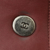 Chanel Chain Shoulder Bag CHANEL Saddle Lambskin Matelasse/Quilted Bordeaux