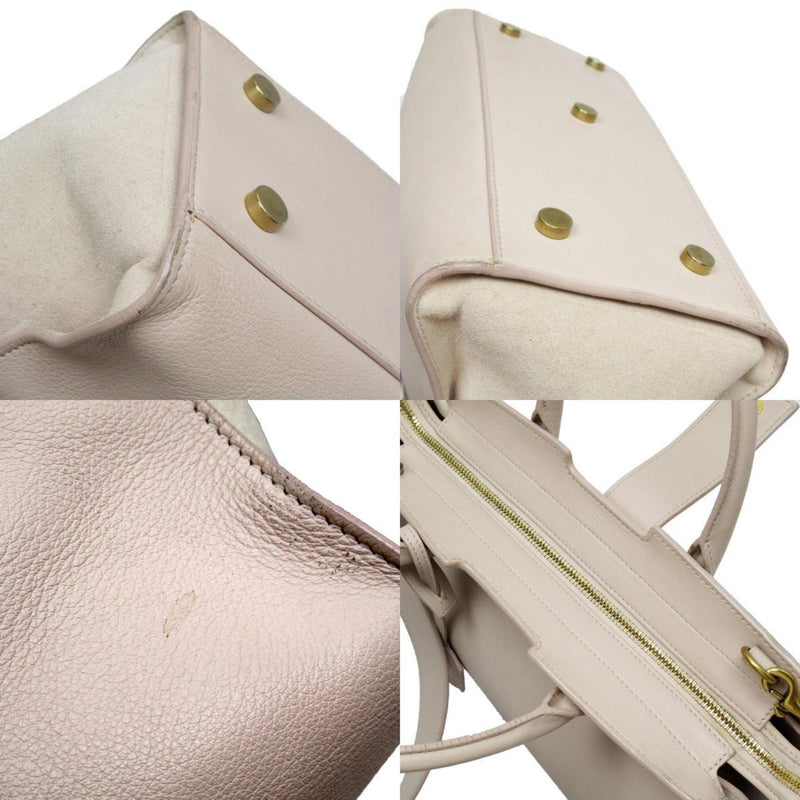 Saint Laurent SAINT LAURENT handbag shoulder bag Downtown Cabas leather light pink beige gold women's w0392a