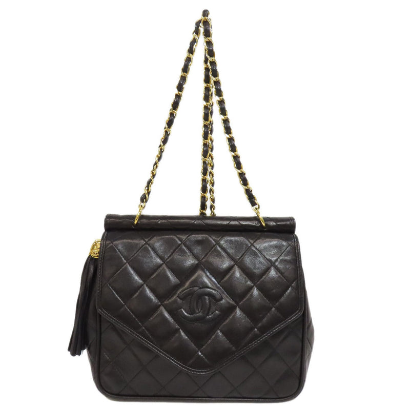 Chanel Chain Shoulder Matelasse Bag Lambskin Women's CHANEL