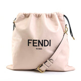 FENDI Crossbody Shoulder Bag Leather Light Pink Ladies 8BT338 ADM9