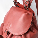 Bottega Veneta Backpack Rucksack Men and Women BOTTEGA VENETA Intrecciato Leather Dark Red 155095