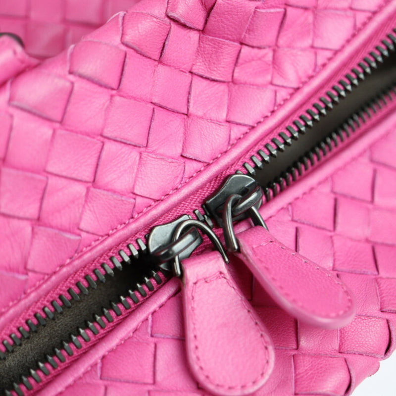 BOTTEGA VENETA Bottega Veneta convertible bag intrecciato handbag 354216 leather pink 2WAY semi-shoulder tote