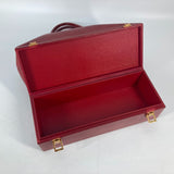 Hermes vintage Bag Box Hand Bag Red GoldHardware