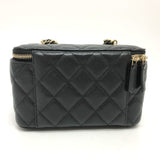 Chanel AP1341 Timeless classic line Single Chain Crossbody Shoulder Bag Black GoldHardware