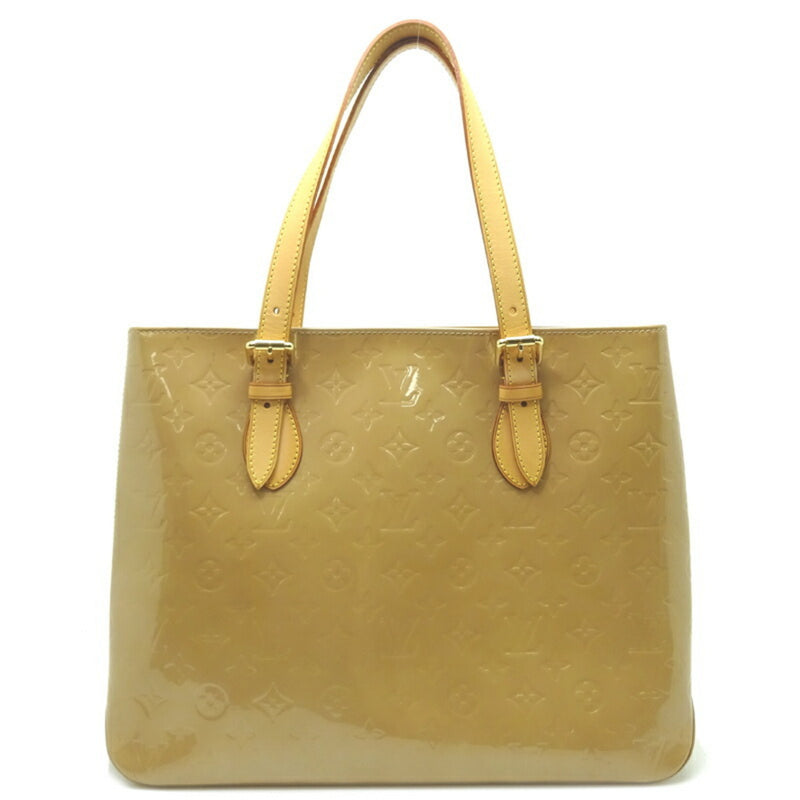 Louis Vuitton Brentwood Women's Shoulder Bag M91511 Vernis Beige