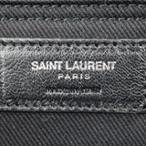 Yves Saint Laurent SAINT LAURENT PARIS Saint Laurent Paris Rive Gauche Tote Bag 587273 Leather Black Handbag