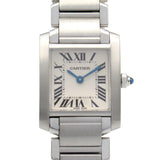 CARTIER Tank Francaise SM Watch Stainless Steel Ladies Ivory W51008Q3