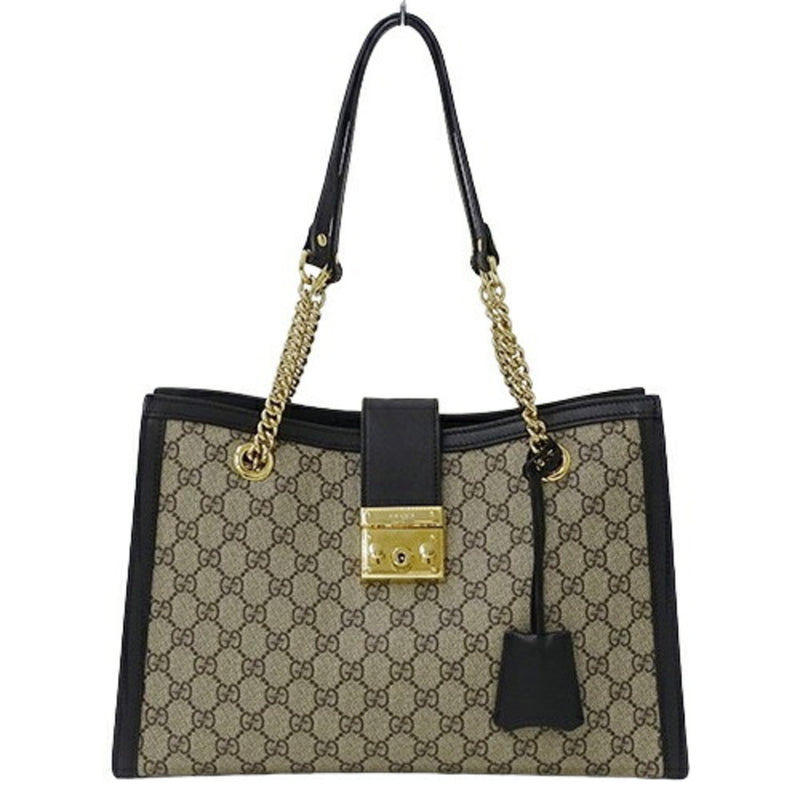 GUCCI Bags for Women Tote Shoulder GG Supreme Brown Beige Black 479197 Chain