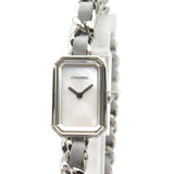 CHANEL Premiere Rock Wrist Watch H4327 Quartz White White shell Stainless Steel Leather belt H4327