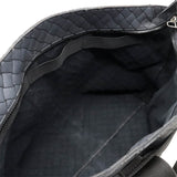 BOTTEGA VENETA New Rubber Intrecciato Tote Bag Shoulder Black 651681