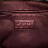 Chanel Tote Bag Matelasse Coco Mark Patent CHANEL Black