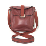 Hermes Crossbody bag Pochette Shoulder Bag Red SilverHardware