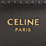 CELINE 16 Seize Small Handbag Calfskin Lambskin 188003BEY.38NO Black Women's