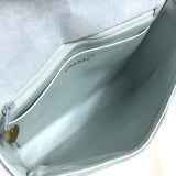 Chanel CC Mark bag shoulder flap Shoulder Bag Light blue gray Based