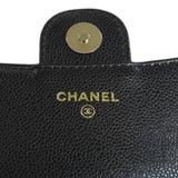 Chanel Chain Wallet Matelasse Long Caviar Skin Women's CHANEL