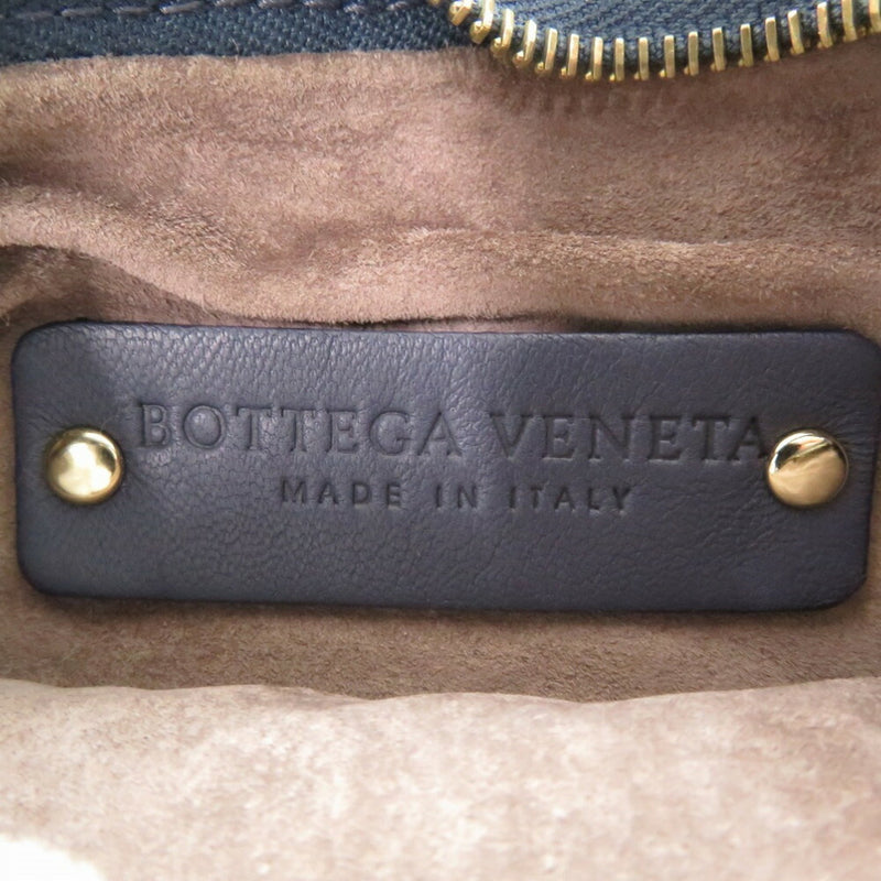 Bottega Veneta Intrecciato Hobo Leather Navy 189227 Handbag 0446BOTTEGAVENETA