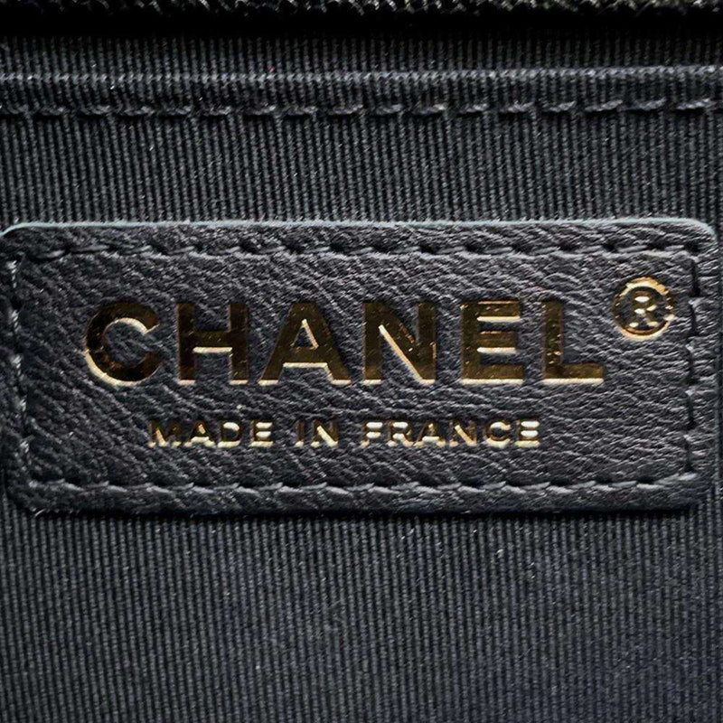 Chanel Chain Shoulder Bag Boy Small Matelasse Coco Mark A67085 CHANEL Black