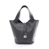 Hermes HERMES Picotin Lock MM Handbag Bag Taurillon Maurice Women's Black