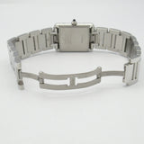 CARTIER Tank Must LM Wristwatch Stainless Steel Ladies Silver WSTA0052